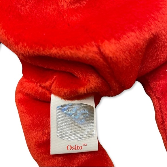 BEANIE Babies TY Original Mexican Osito Red Bear 1999 - 8 inches - Picture 5 of 8